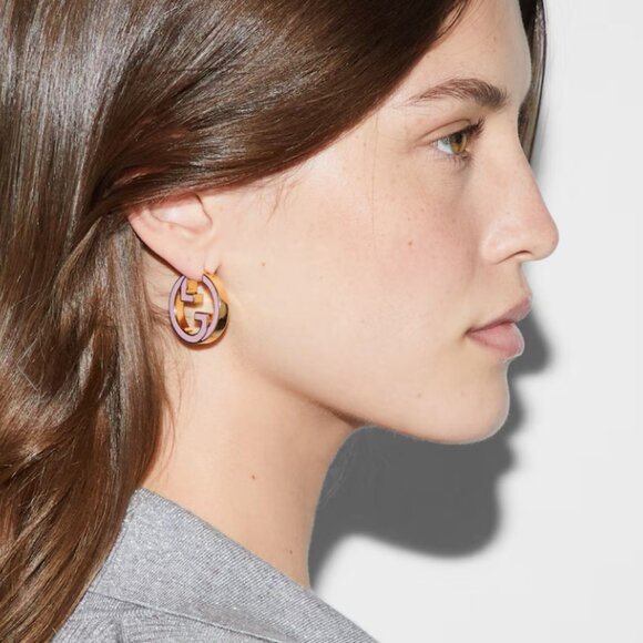 Gucci Pink Earrings - Picture 1 of 3